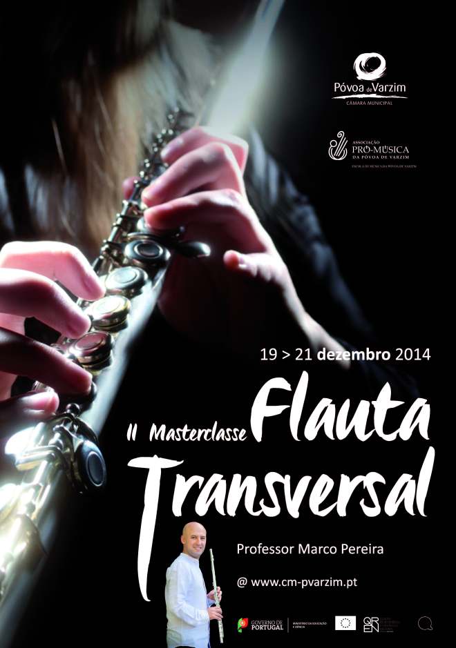 Cartaz MasterClasse Flauta Transversal 2014
